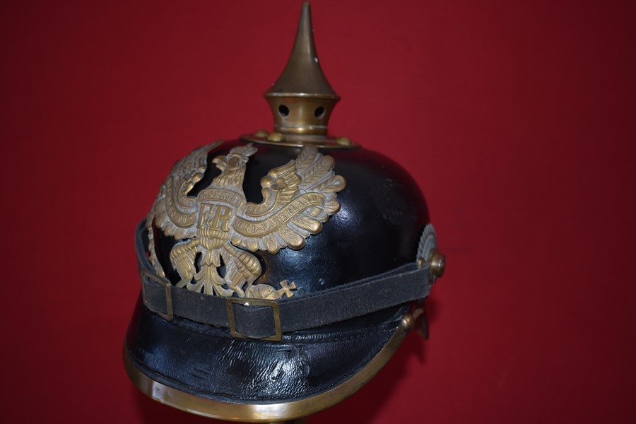 WW1 GERMAN SPIKE HELMET (PICKELHAUBE)..-SOLD